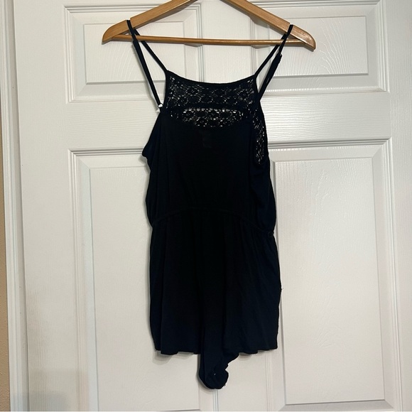 Black Lace Romper - Picture 2 of 3